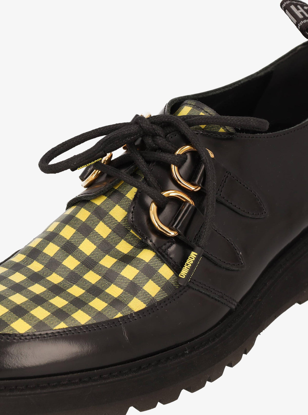 Moschino Vichy Derby Shoes WCV250819.09  Moschino