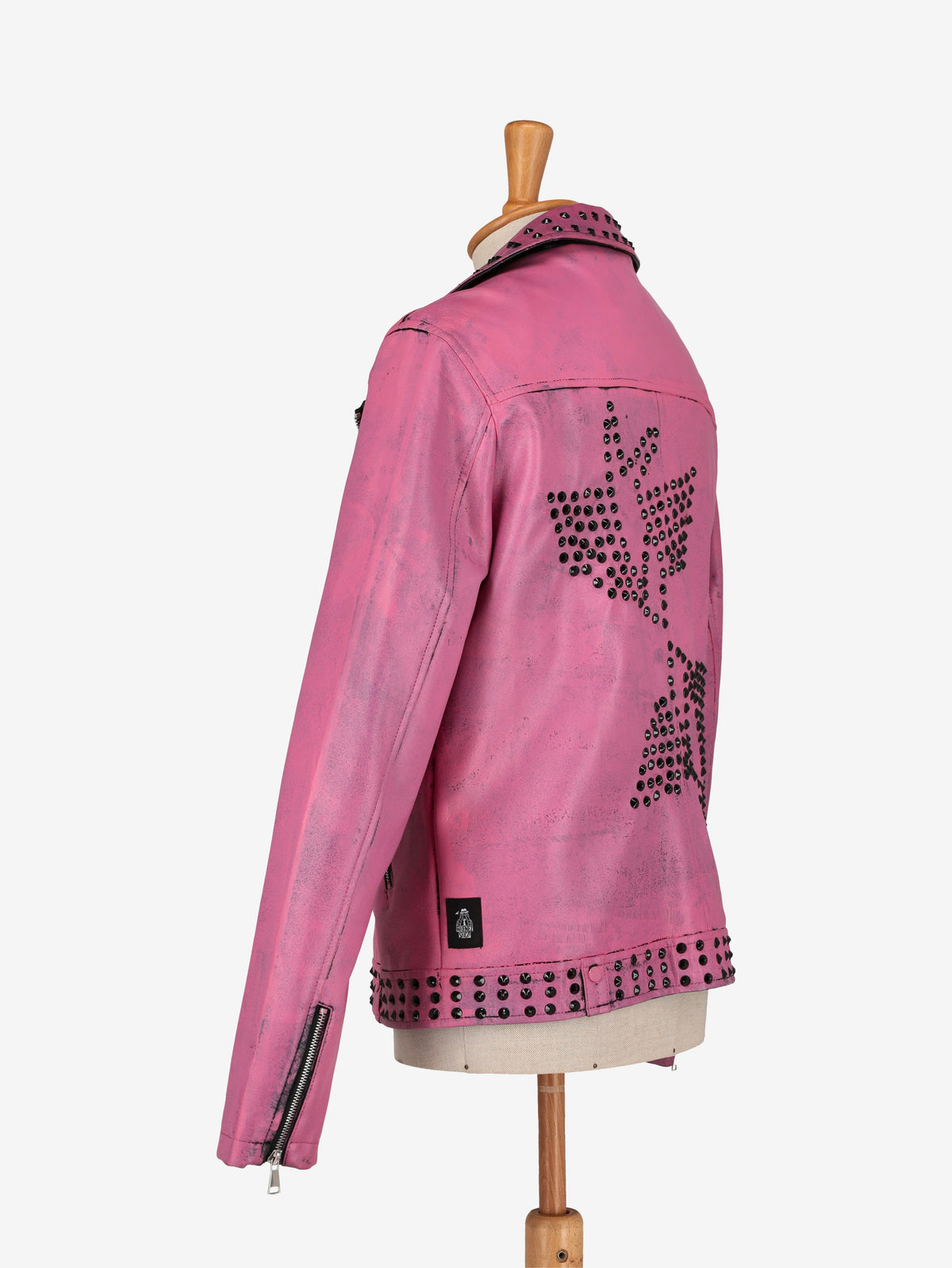 Vintage Pink Biker Jacket WCV250856.01  Vintage