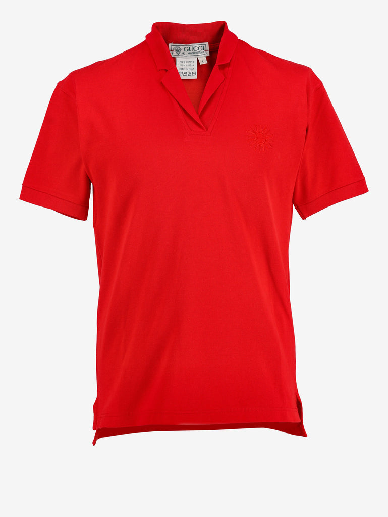Gucci Red Polo Shirt