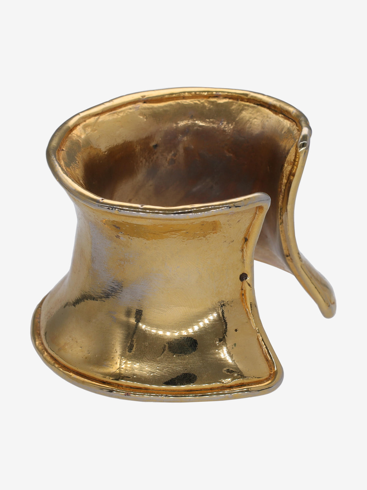 Gianfranco Ferré Gold Maxi Band Bracelet