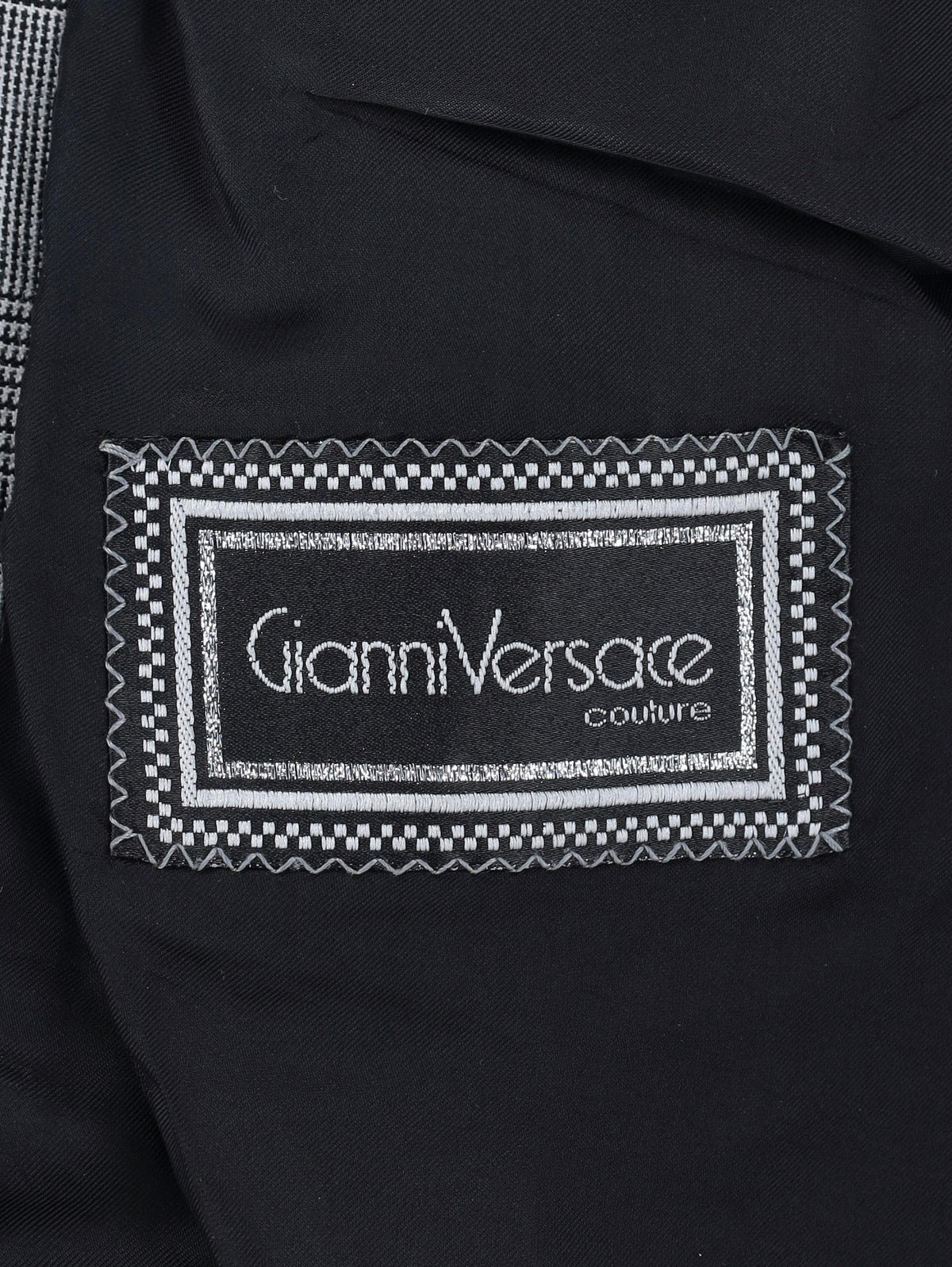 Gianni Versace Couture Checked Jacket