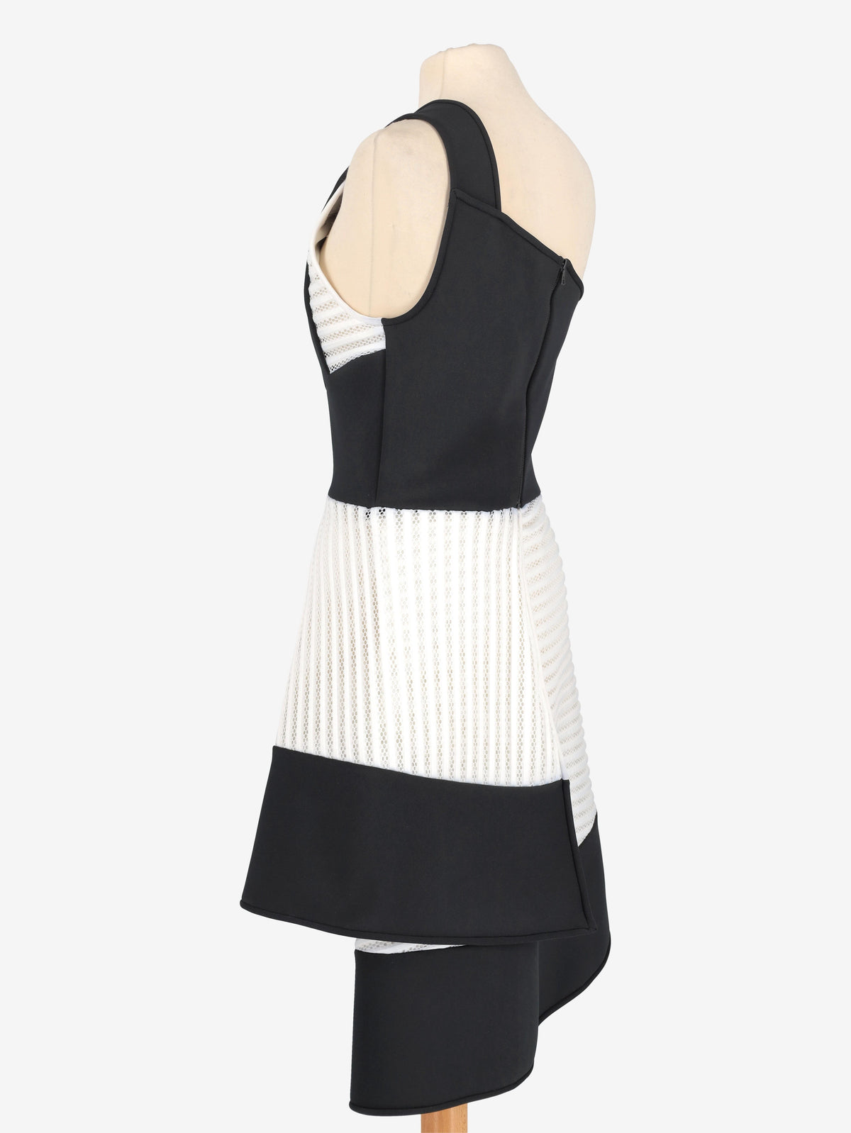 David Koma Black And White Dress
