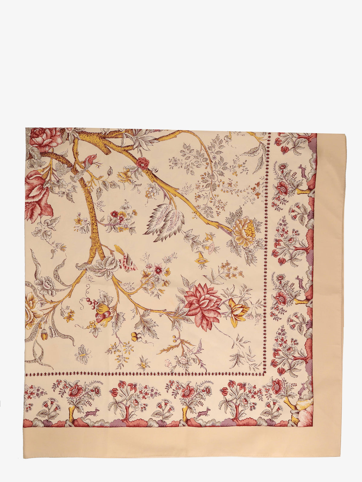 Vintage Tree Of Life Silk Foulard