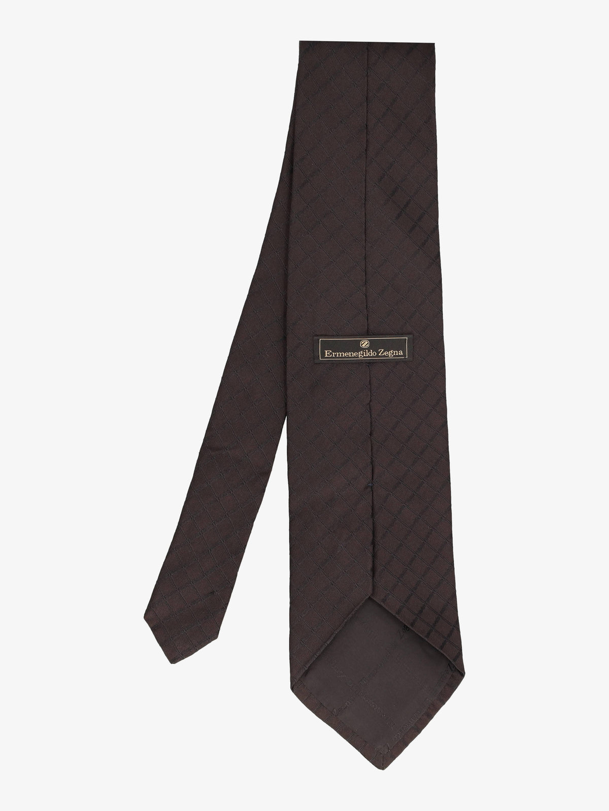 Zegna Checked Print Tie W16062025.21  Ermenegildo Zegna