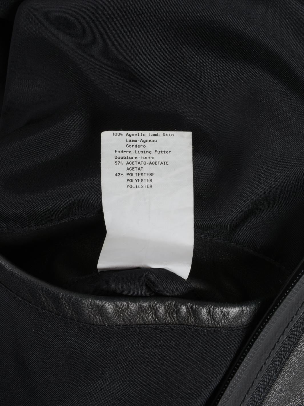 Giacca in pelle Emporio Armani