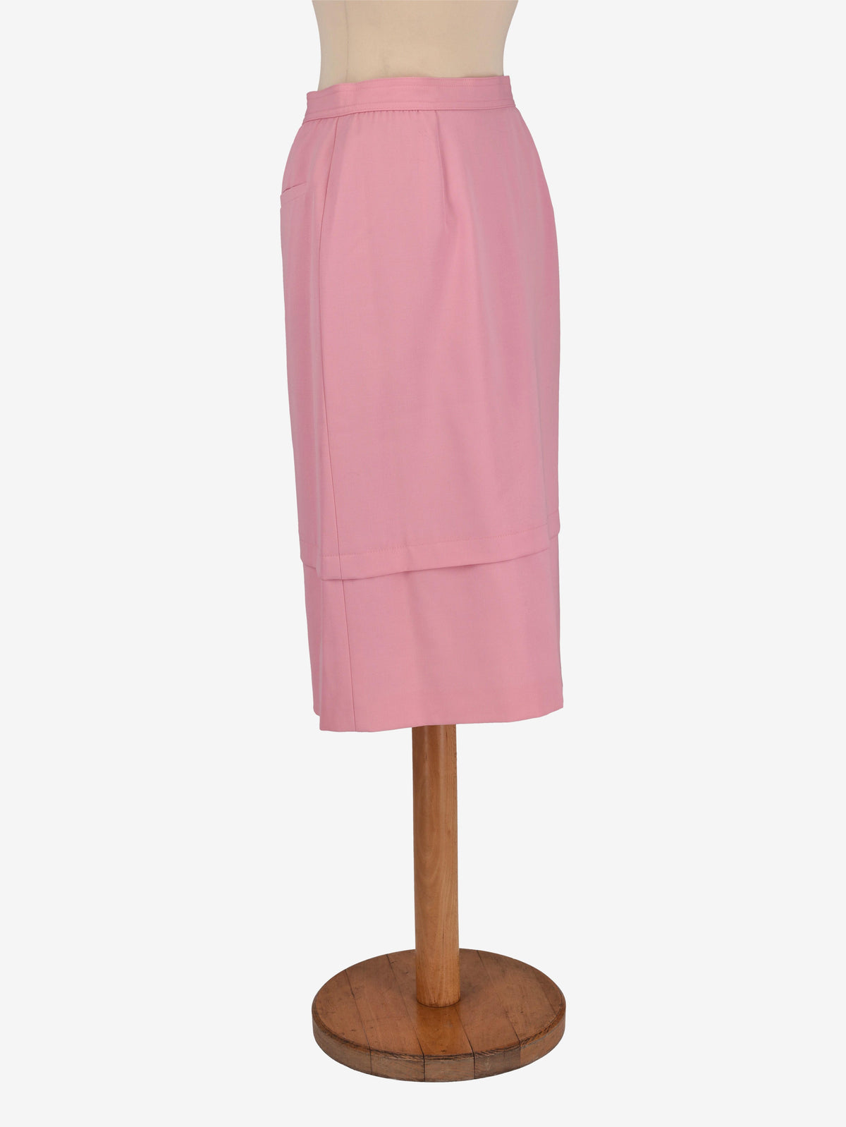 Valentino Pink Midi Skirt MR120725.51  Valentino Miss V