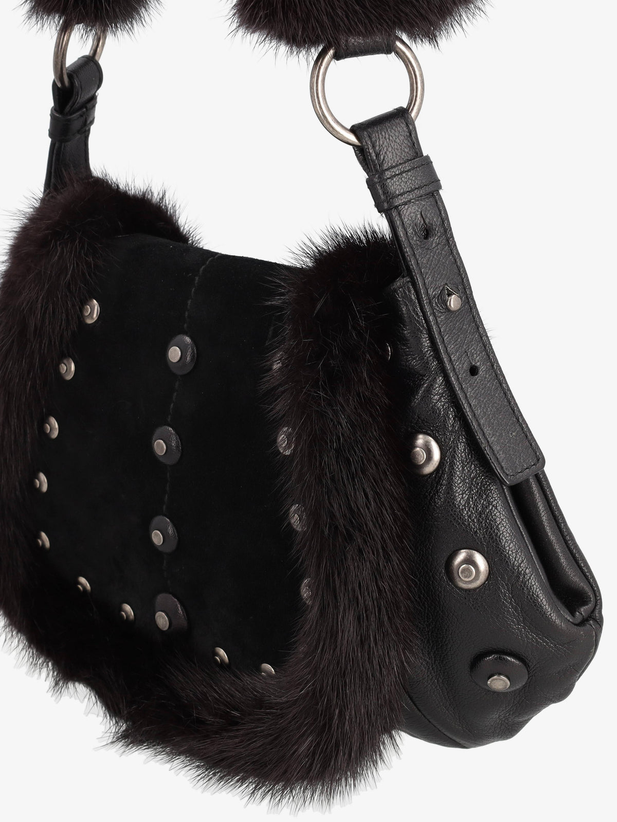 Yves Saint Laurent Furry Shoulder Bag