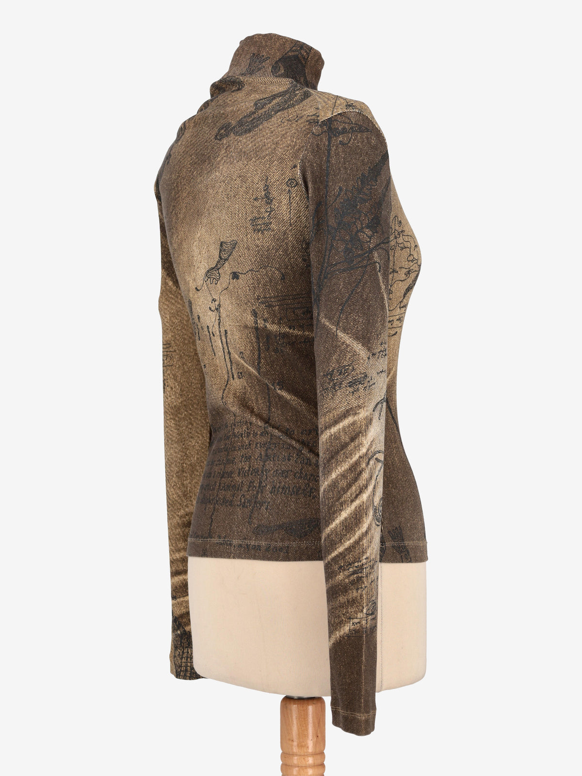 Just Cavalli Turtle Neck Patterned Shirt W24121253.17  Just Cavalli