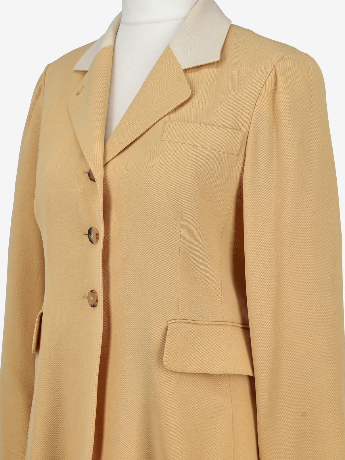 Hermès Yellow Wool Blazer MR200625.22  Hermes