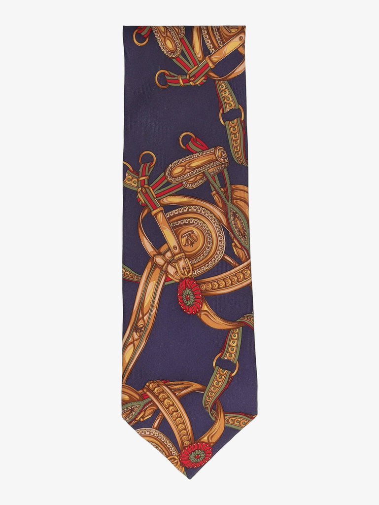 Gucci Equestrian Print Tie WCV300625.15  Gucci