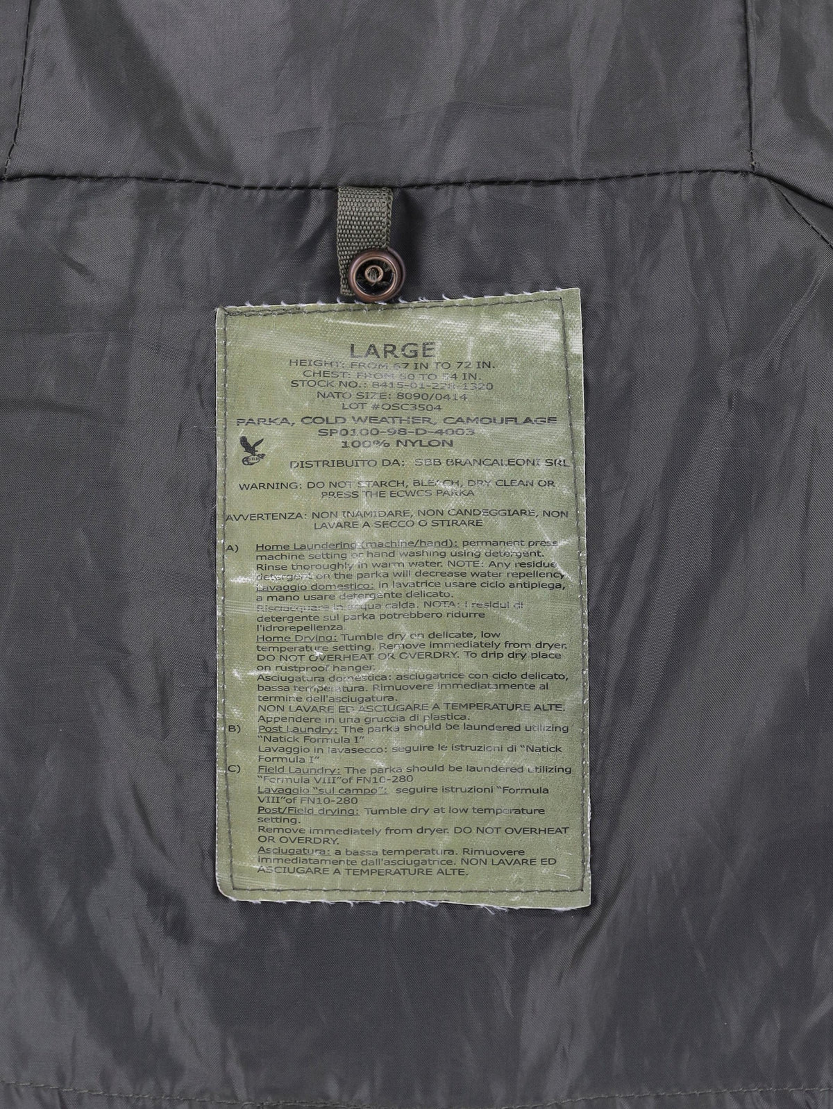 Vintage Parka Camouflage WCV250813  Vintage