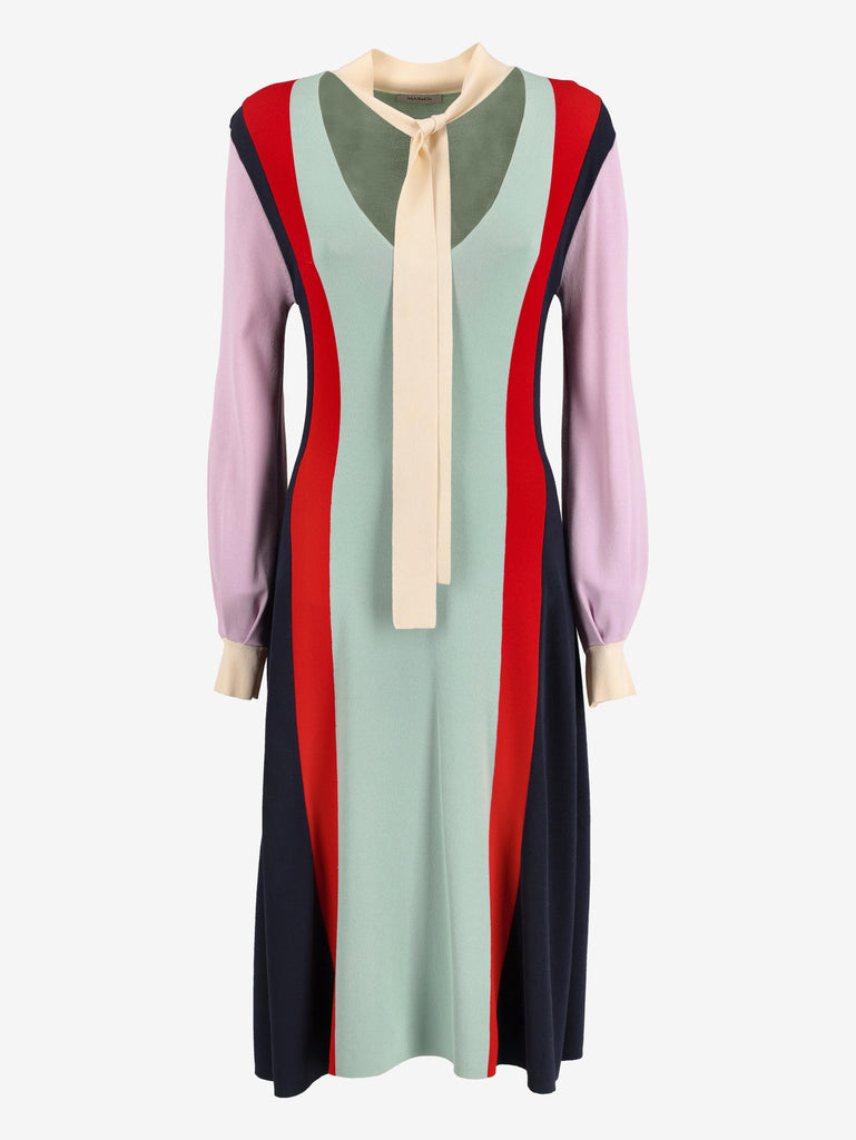 Max & Co Color Block Midi Dress