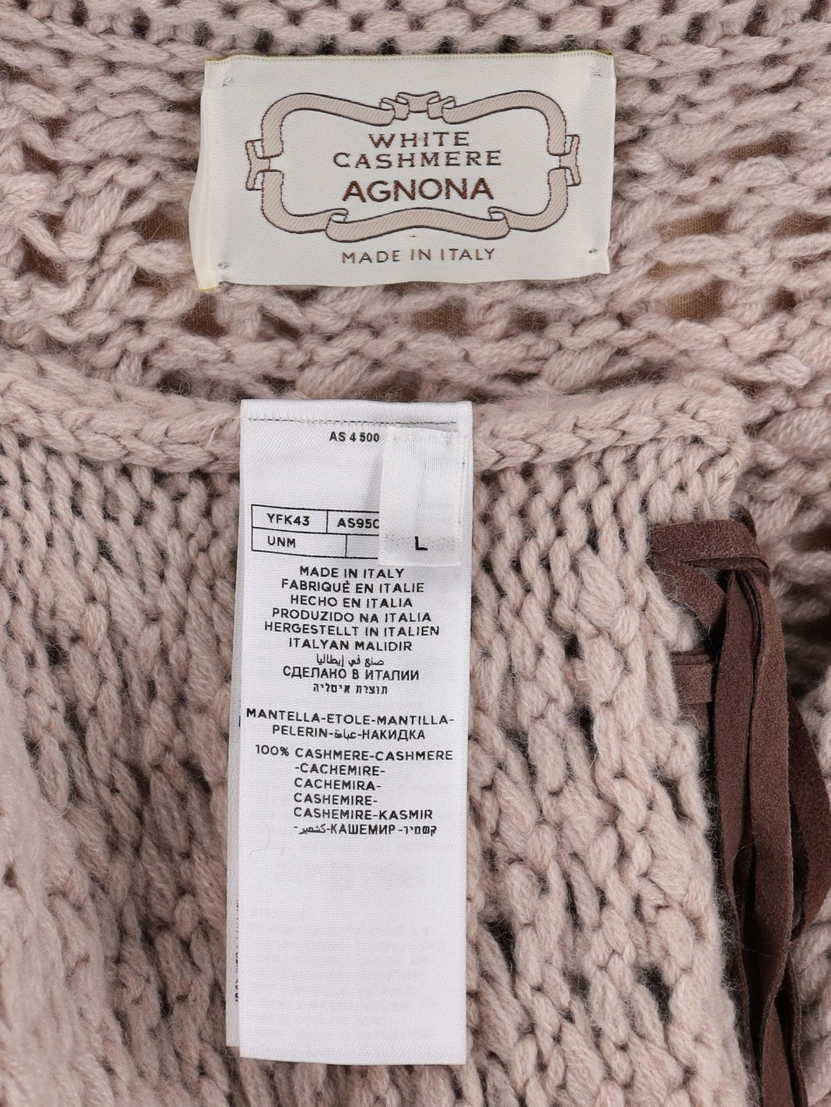 Agnona Cashmere Poncho