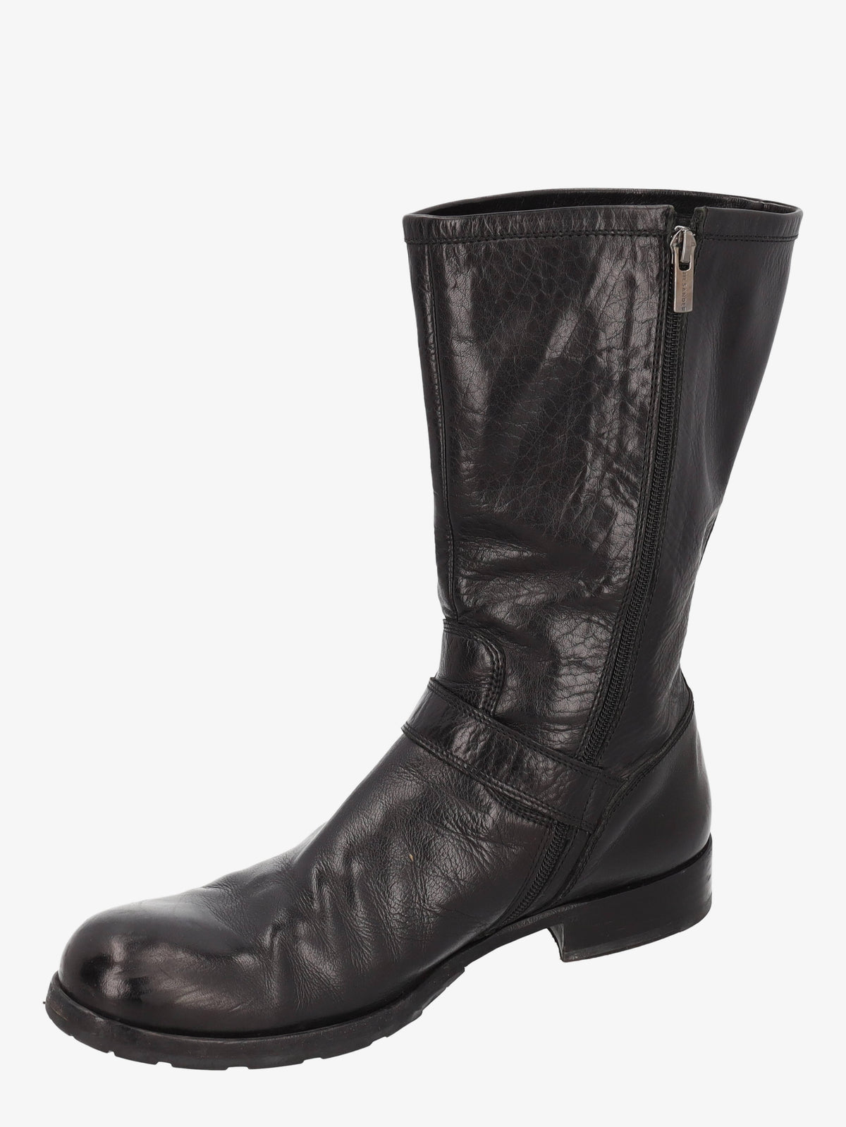 Jil Sander Black Leather Boots