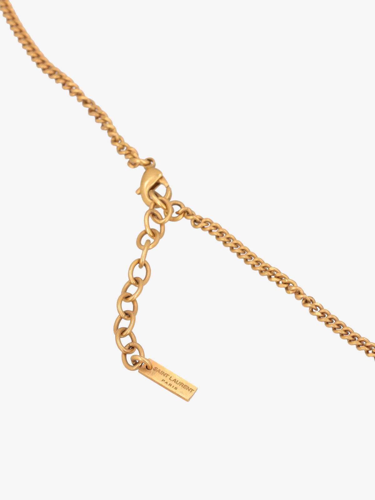 Saint Laurent Golden Pendant Necklace