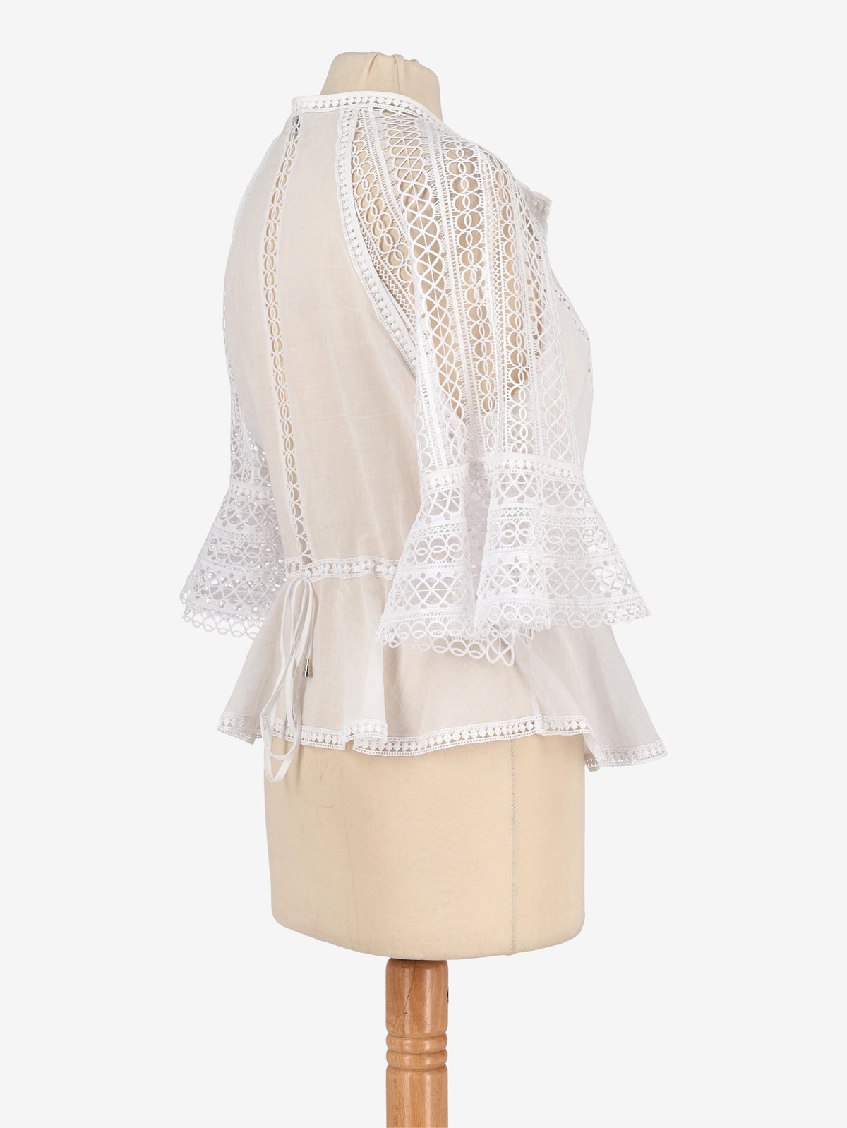 Vintage White Macramè Shirt