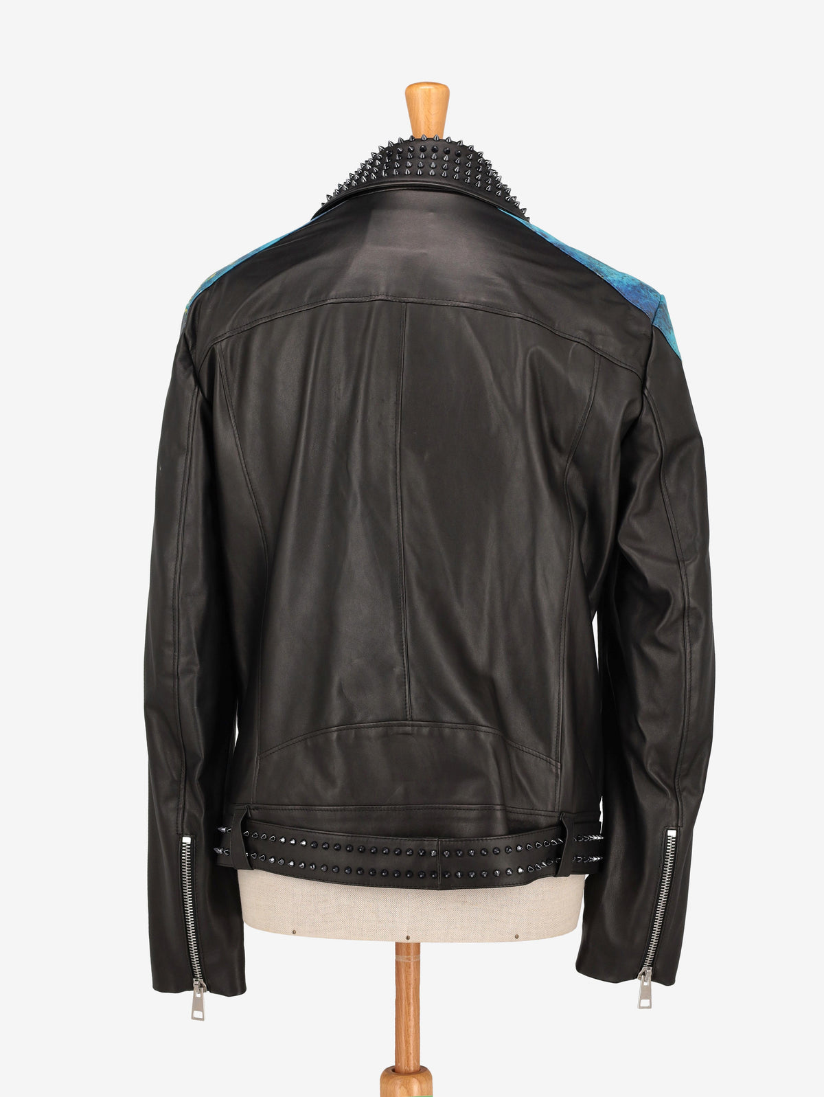 Vintage Patterned Biker Jacket WCV250822.03  Vintage