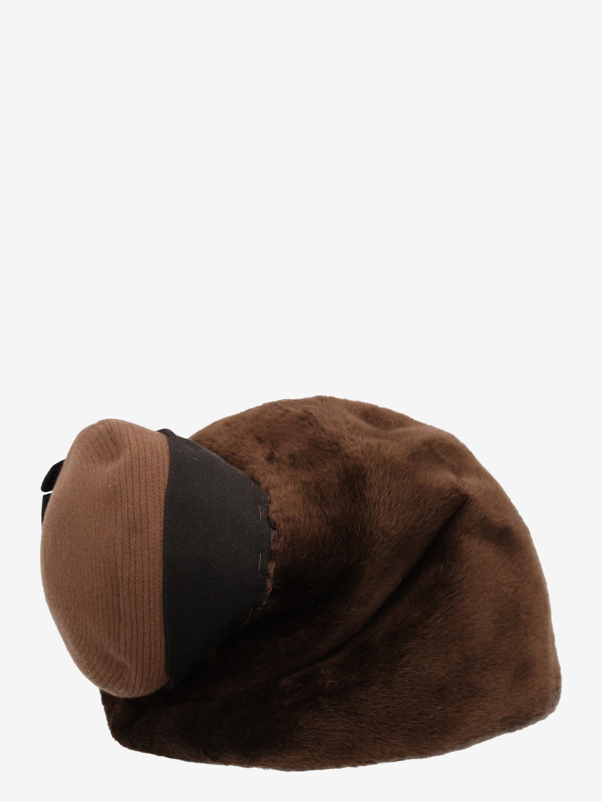 Vintage Brown Fur Hat