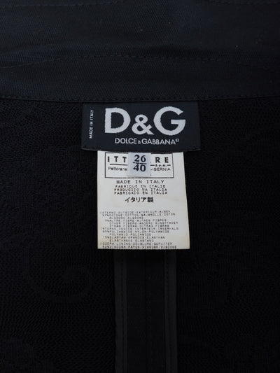 D&G Black Cotton Jacket
