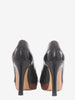 Gucci platform heeled shoe black leather