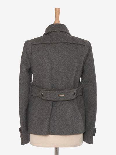 Gucci wool coat grey