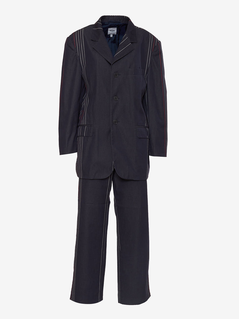 Moschino Denim suit with contrast detailing