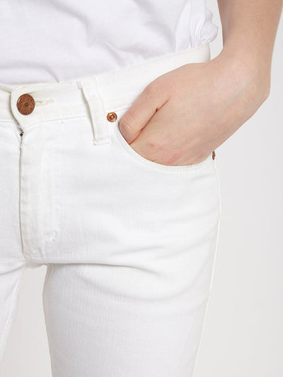 2010 Acne Jeans white slim jeans