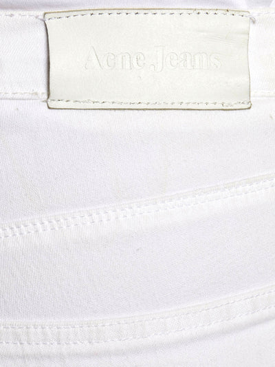 2010 Acne Jeans white slim jeans