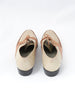 1980s Haut brown and beige leather lace-up shoes
