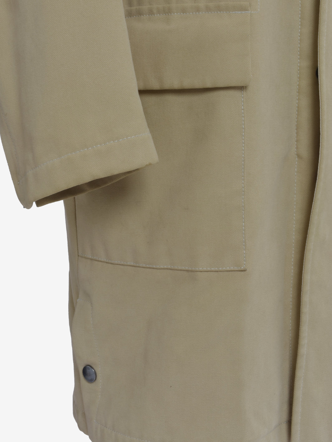 Hugo Boss Beige Coat With Pockets