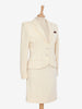 Juanita Sabbadini White Wool Suit