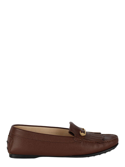 Tod's Leather Loafer with Fringes - '10s
