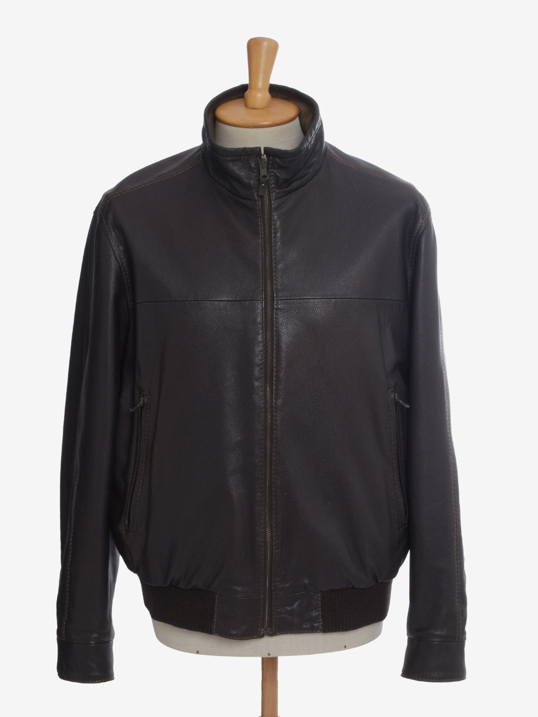 Vintage Reversible Leather Coat