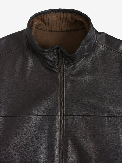 Vintage Reversible Leather Coat