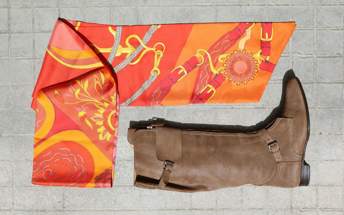 Men’s & Women’s Fashion Icons: Hermès ties and riding trousers