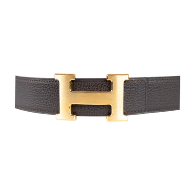 Secondhand Hermès H Buckle Reversible Leather Belt
