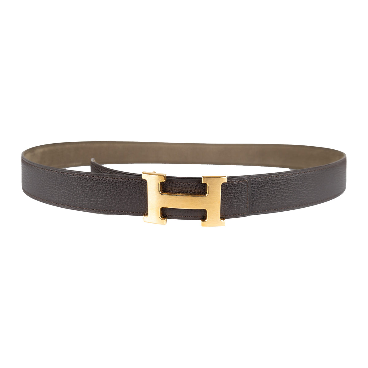 Secondhand Hermès H Buckle Reversible Leather Belt