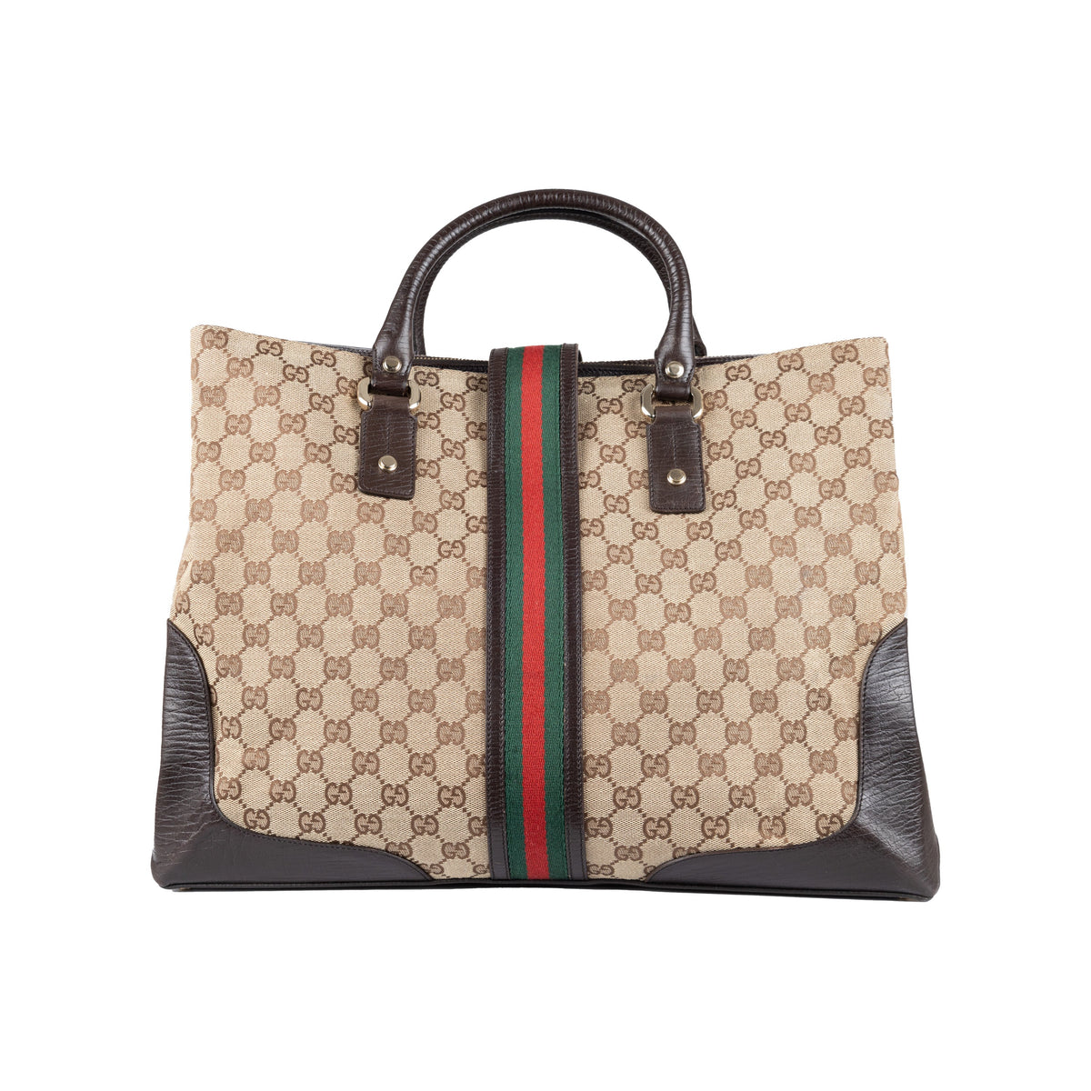 Secondhand Gucci Monogram Canvas Junco Tote Bag