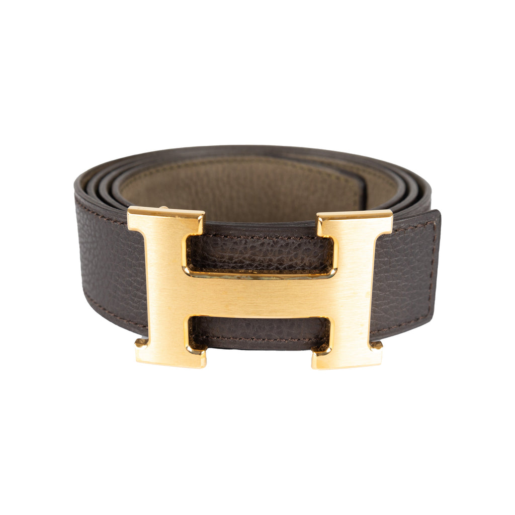Secondhand Hermès H Buckle Reversible Leather Belt