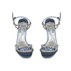 Secondhand Prada Crystal-Embellished Satin Sandals 