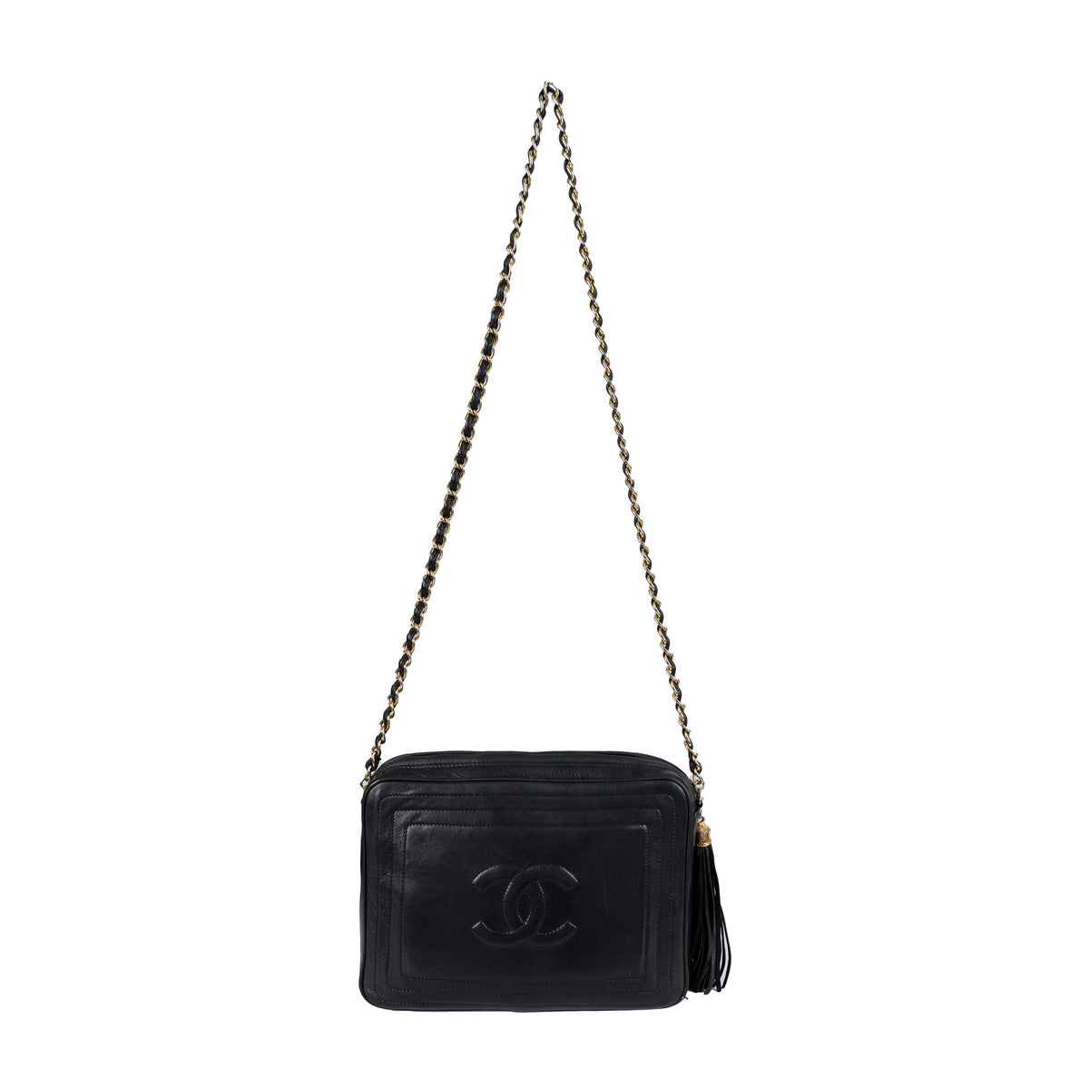 Secondhand Chanel Vintage CC Tassel Camera Bag