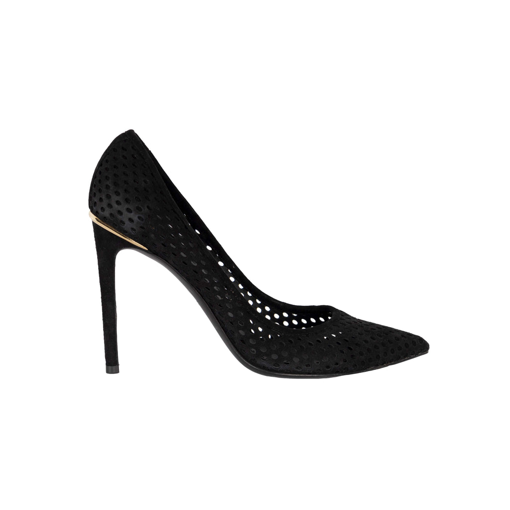 Secondhand Louis Vuitton Perforated Suede Eyeline Pumps