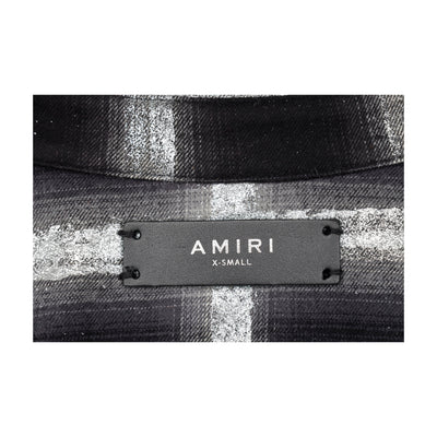 Secondhand Amiri Glitter Plaid Oversized Shirt 