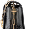 Secondhand Valentino Leather and Snakeskin Panther Crossbody Bag