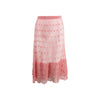 Collection Privée pink macramè skirt pre-owned