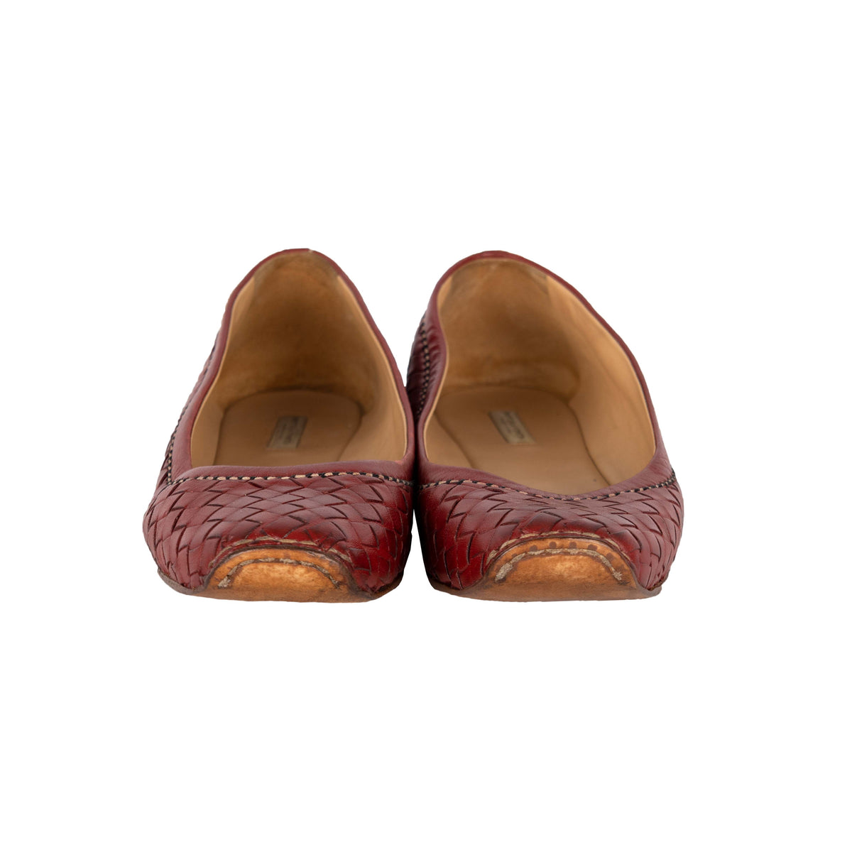 Secondhand Bottega Veneta Intrecciato Ballet Flats