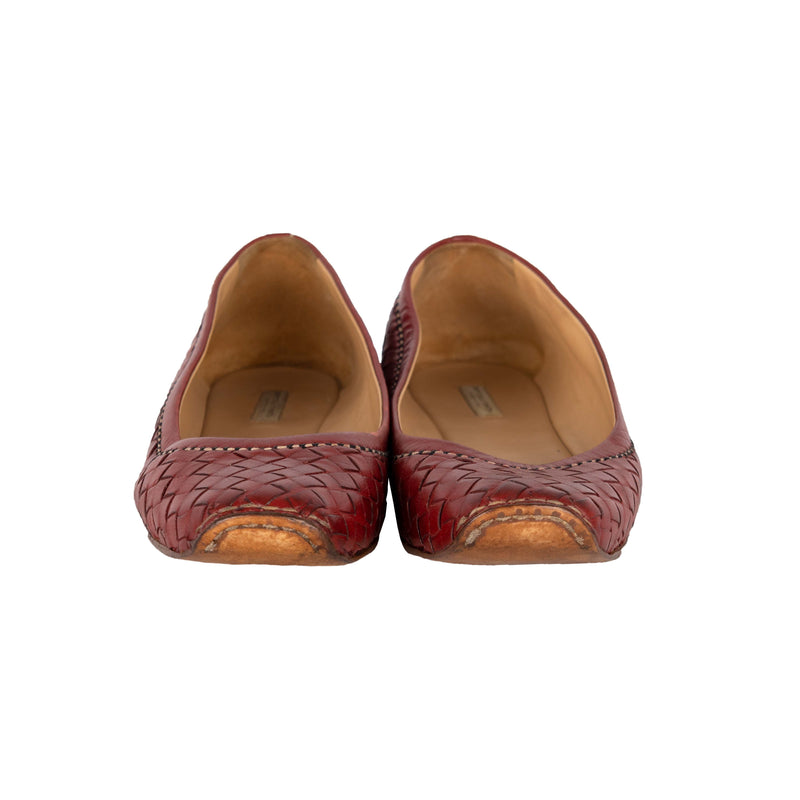 Secondhand Bottega Veneta Intrecciato Ballet Flats