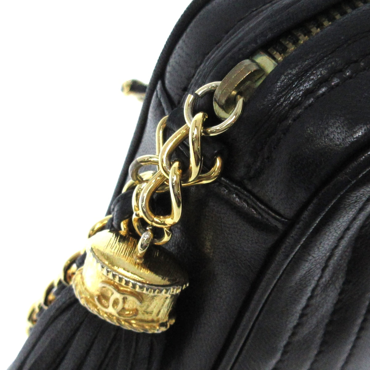 Secondhand Chanel Vintage CC Tassel Camera Bag