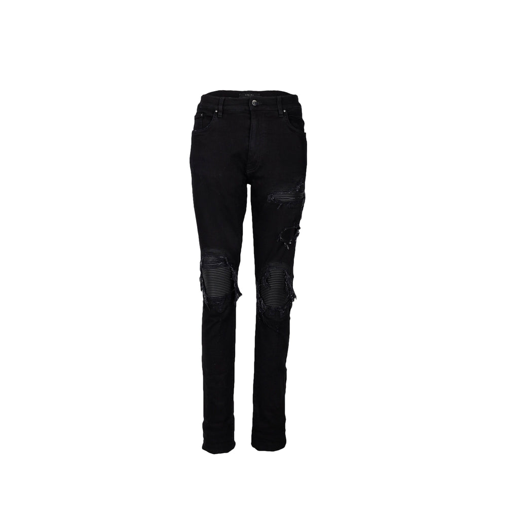 Amiri MX1 black destroyed jeans pre-owned