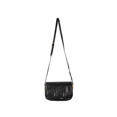 Secondhand Giorgio Beverly Hills Black Leather Crossbody Bag